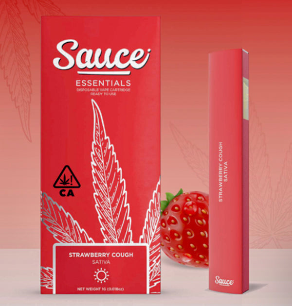 SAUCE DISPOSABLE - STRAWBERRY COUGH-1G